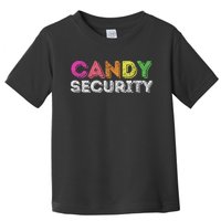 Funny Candy Security Halloween Costume Toddler T-Shirt