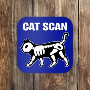 Funny Cat Scan Ct Scan Cat Xgreat Giftray Pun Sarcastic Rad Tech Gift Cool Gift Coaster