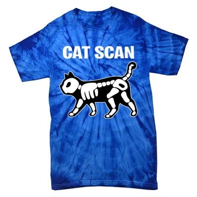 Funny Cat Scan Ct Scan Cat Xgreat Giftray Pun Sarcastic Rad Tech Gift Cool Gift Tie-Dye T-Shirt