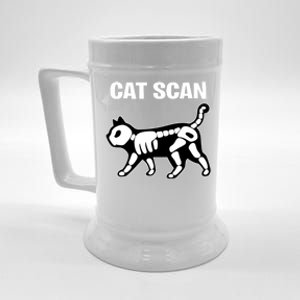 Funny Cat Scan Ct Scan Cat Xgreat Giftray Pun Sarcastic Rad Tech Gift Cool Gift Beer Stein