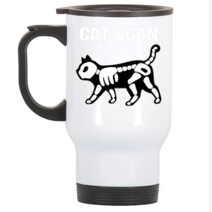 Funny Cat Scan Ct Scan Cat Xgreat Giftray Pun Sarcastic Rad Tech Gift Cool Gift Stainless Steel Travel Mug