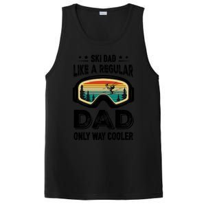 Funny Cool Ski Dad Novelty For Fathers Day Gift PosiCharge Competitor Tank