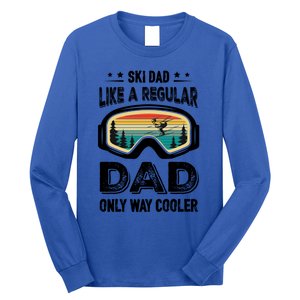 Funny Cool Ski Dad Novelty For Fathers Day Gift Long Sleeve Shirt