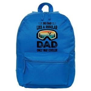 Funny Cool Ski Dad Novelty For Fathers Day Gift 16 in Basic Backpack