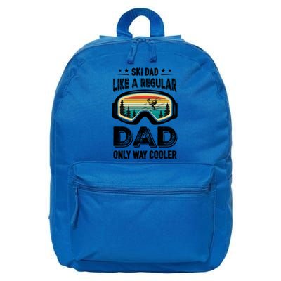 Funny Cool Ski Dad Novelty For Fathers Day Gift 16 in Basic Backpack