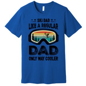 Funny Cool Ski Dad Novelty For Fathers Day Gift Premium T-Shirt