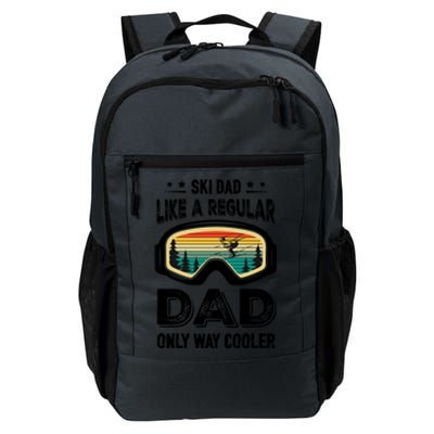 Funny Cool Ski Dad Novelty For Fathers Day Gift Daily Commute Backpack