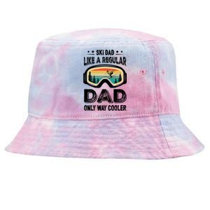 Funny Cool Ski Dad Novelty For Fathers Day Gift Tie-Dyed Bucket Hat