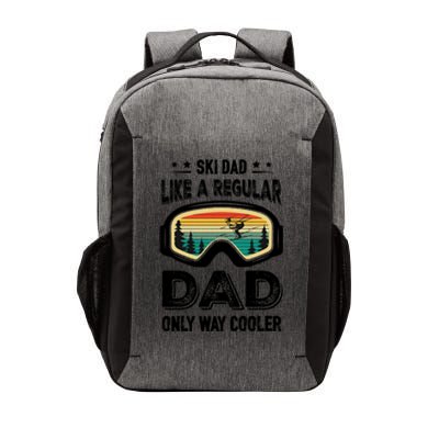 Funny Cool Ski Dad Novelty For Fathers Day Gift Vector Backpack