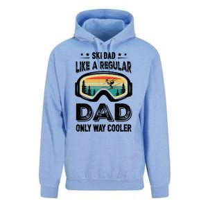 Funny Cool Ski Dad Novelty For Fathers Day Gift Unisex Surf Hoodie