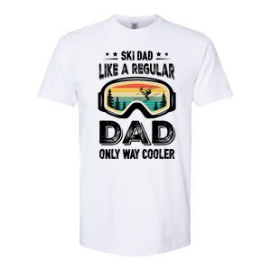 Funny Cool Ski Dad Novelty For Fathers Day Gift Softstyle CVC T-Shirt