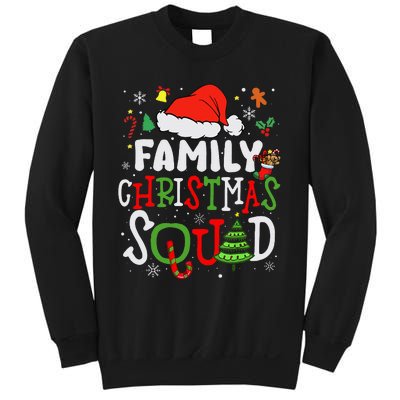 Family Christmas Squad Group Matching Christmas Pajama Party Sweatshirt