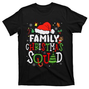 Family Christmas Squad Group Matching Christmas Pajama Party T-Shirt