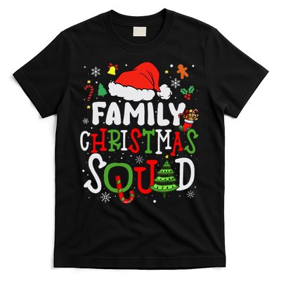 Family Christmas Squad Group Matching Christmas Pajama Party T-Shirt