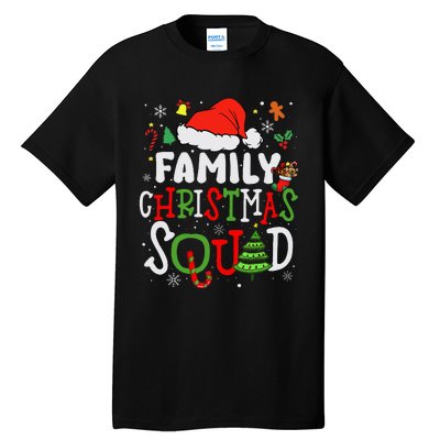 Family Christmas Squad Group Matching Christmas Pajama Party Tall T-Shirt