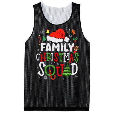 Family Christmas Squad Group Matching Christmas Pajama Party Mesh Reversible Basketball Jersey Tank