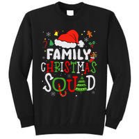 Family Christmas Squad Group Matching Christmas Pajama Party Tall Sweatshirt