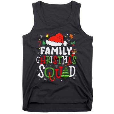 Family Christmas Squad Group Matching Christmas Pajama Party Tank Top