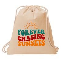 Forever Chasing Sunsets Cute Drawstring Bag