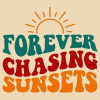 Forever Chasing Sunsets Cute Drawstring Bag