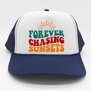 Forever Chasing Sunsets Cute Trucker Hat