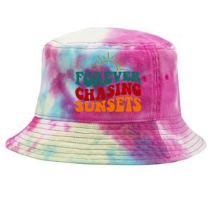 Forever Chasing Sunsets Cute Tie-Dyed Bucket Hat