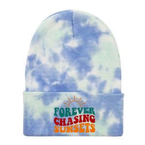 Forever Chasing Sunsets Cute Tie Dye 12in Knit Beanie