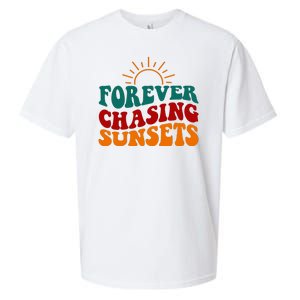 Forever Chasing Sunsets Cute Sueded Cloud Jersey T-Shirt