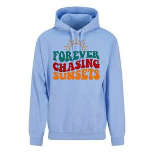 Forever Chasing Sunsets Cute Unisex Surf Hoodie