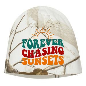 Forever Chasing Sunsets Cute Kati - Camo Knit Beanie