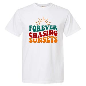 Forever Chasing Sunsets Cute Garment-Dyed Heavyweight T-Shirt