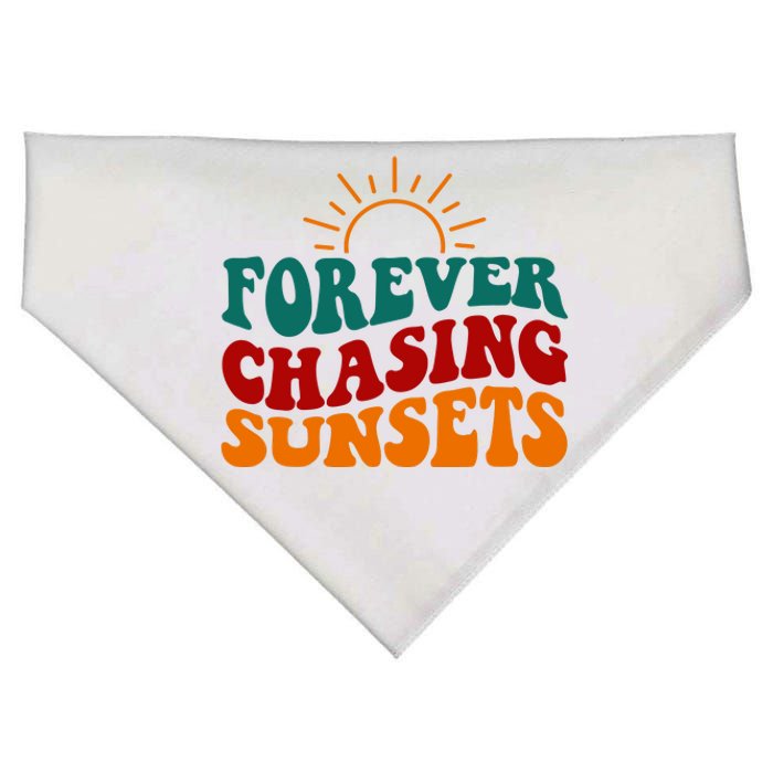 Forever Chasing Sunsets Cute USA-Made Doggie Bandana