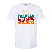 Forever Chasing Sunsets Cute Softstyle CVC T-Shirt