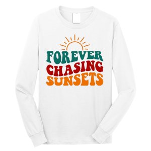 Forever Chasing Sunsets Cute Long Sleeve Shirt