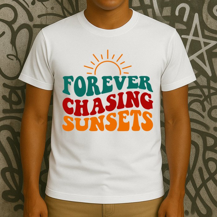 Forever Chasing Sunsets Cute T-Shirt