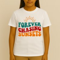 Forever Chasing Sunsets Cute T-Shirt