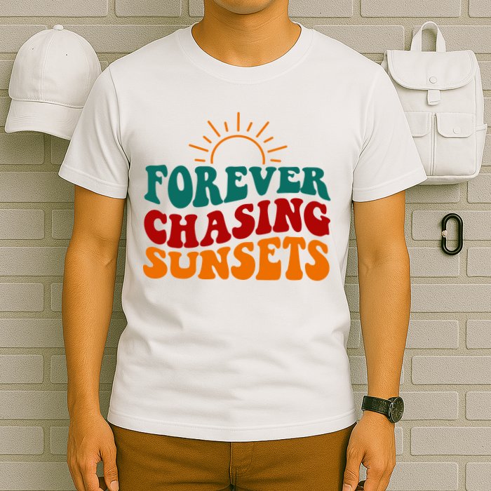 Forever Chasing Sunsets Cute T-Shirt