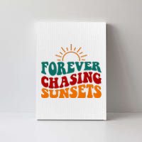 Forever Chasing Sunsets Cute Canvas