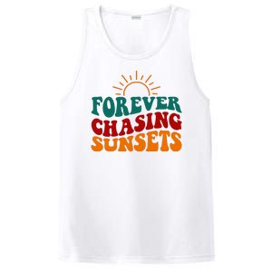 Forever Chasing Sunsets Cute PosiCharge Competitor Tank