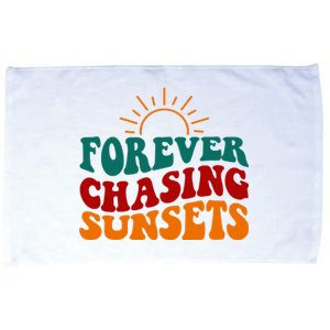 Forever Chasing Sunsets Cute Microfiber Hand Towel