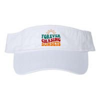 Forever Chasing Sunsets Cute Valucap Bio-Washed Visor