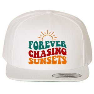 Forever Chasing Sunsets Cute Wool Snapback Cap