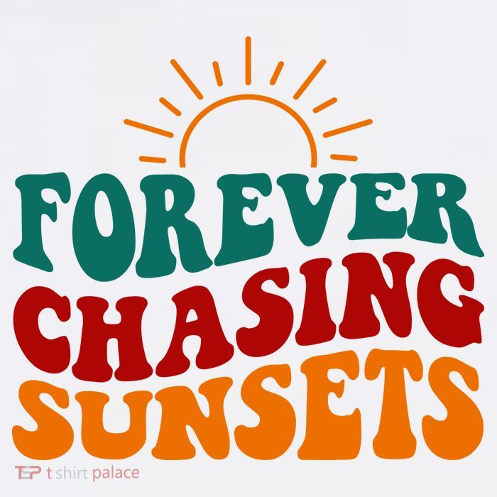 Forever Chasing Sunsets Cute Kids T-Shirt