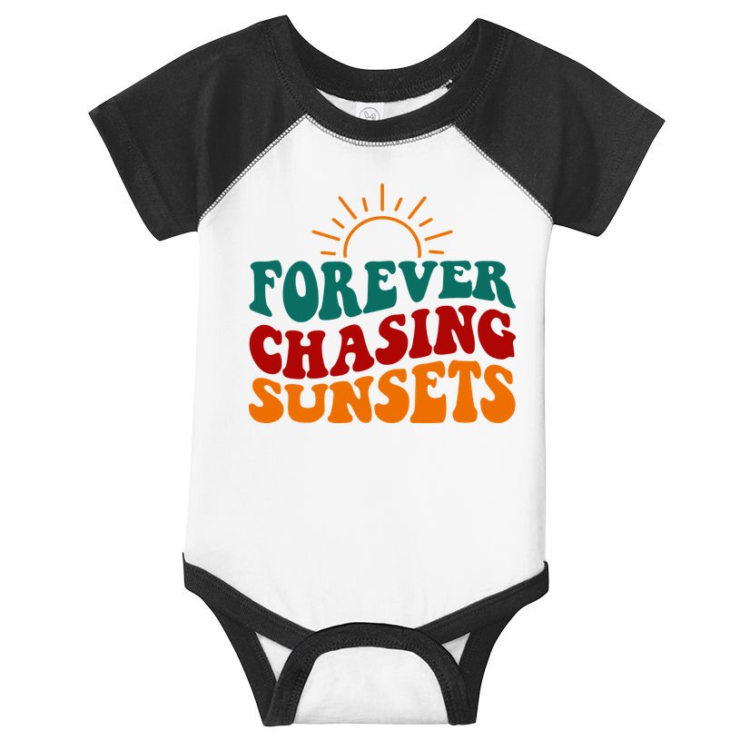 Forever Chasing Sunsets Cute Infant Baby Jersey Bodysuit