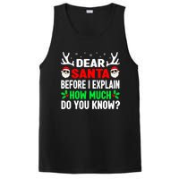 Funny Christmas Shirts Adults Dear Santa I Can Explain PosiCharge Competitor Tank