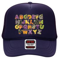 Funny Creepy Spooky Alphabet Letters Trucker Hat