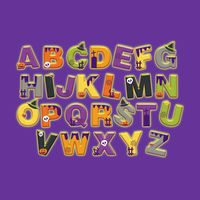 Funny Creepy Spooky Alphabet Letters Trucker Hat