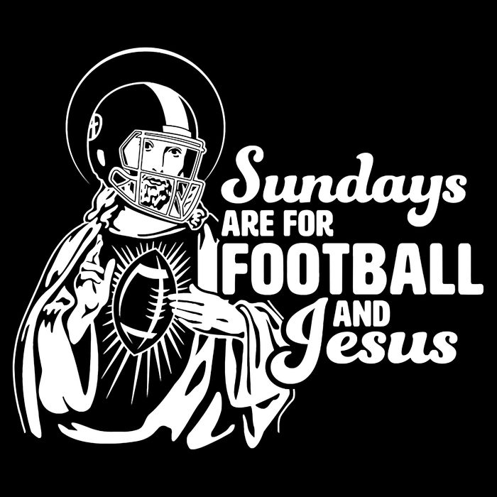 Funny Christian Sundays Are For Football And Jesus Backpack