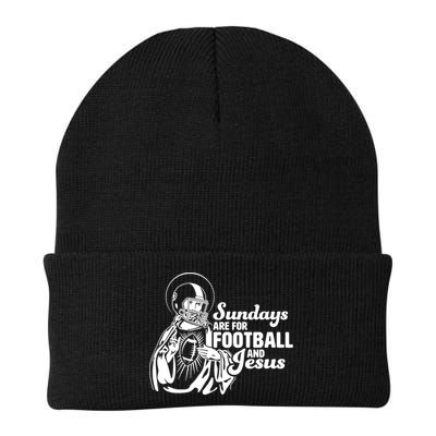 Funny Christian Sundays Are For Football And Jesus Beanie