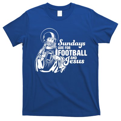 Funny Christian Sundays Are For Football And Jesus T-Shirt